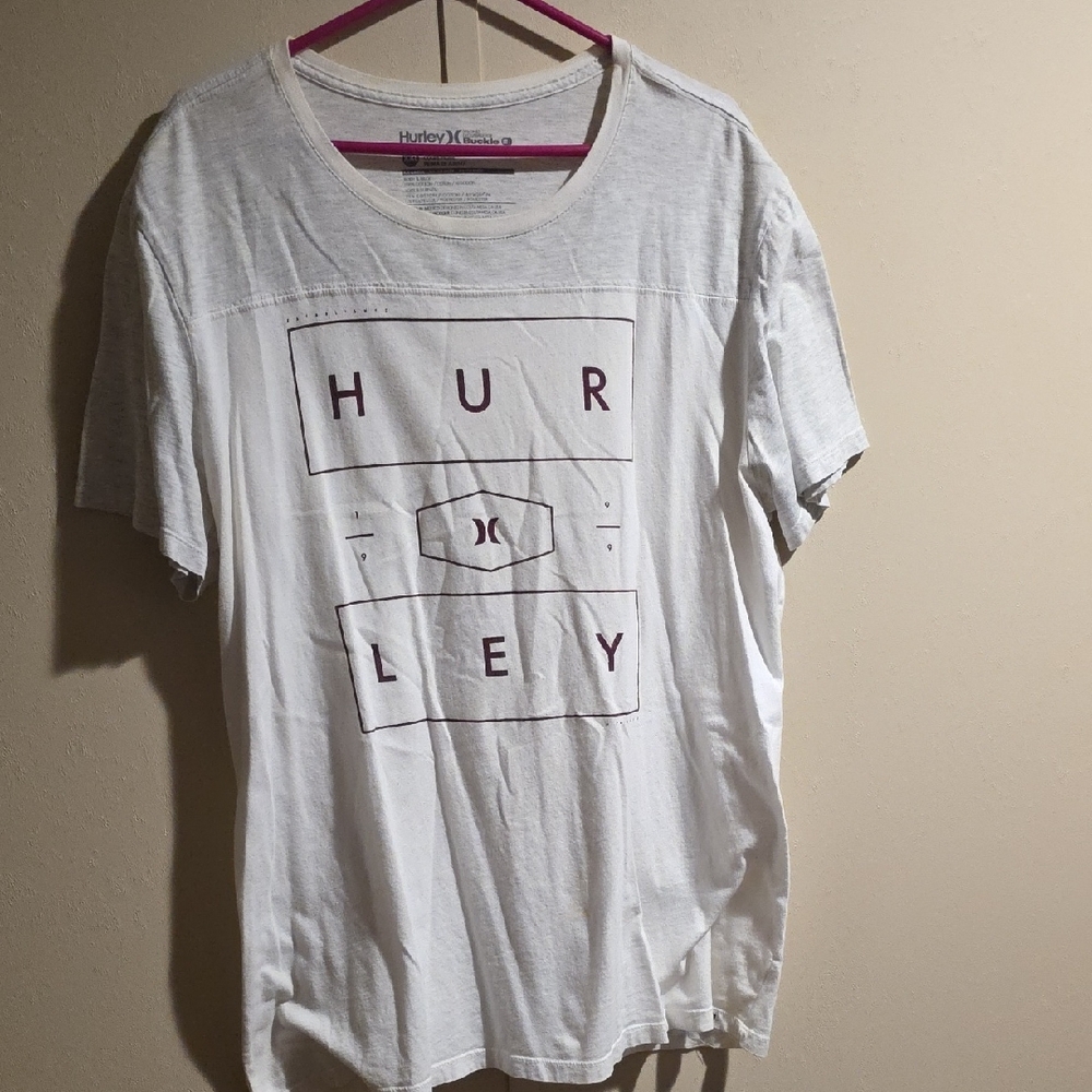 Hurley White Graphic Tee (XXL)